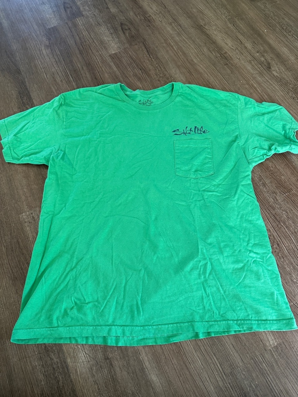 Salt Life Men’s Bright Green Pocket Tee